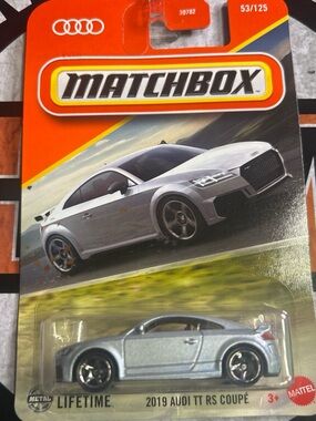 Matchbox Silver 2019 Audi TT RS Coupé Toy Car